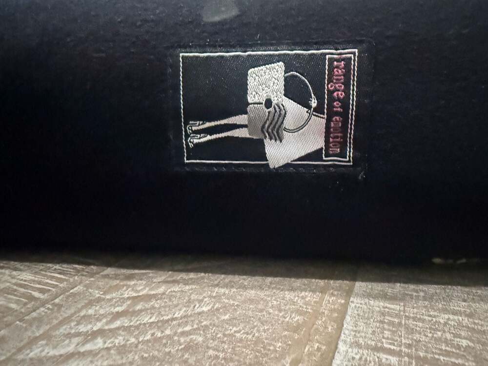 Range Of Emotion Handmade Patchwork Bag Black White Indie Cottagecore Purse - Picture 4 of 10